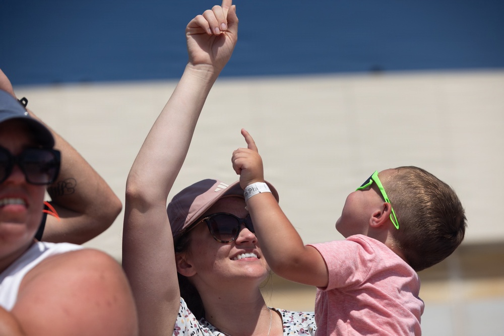 Attendees at Tinker Air Show 2025