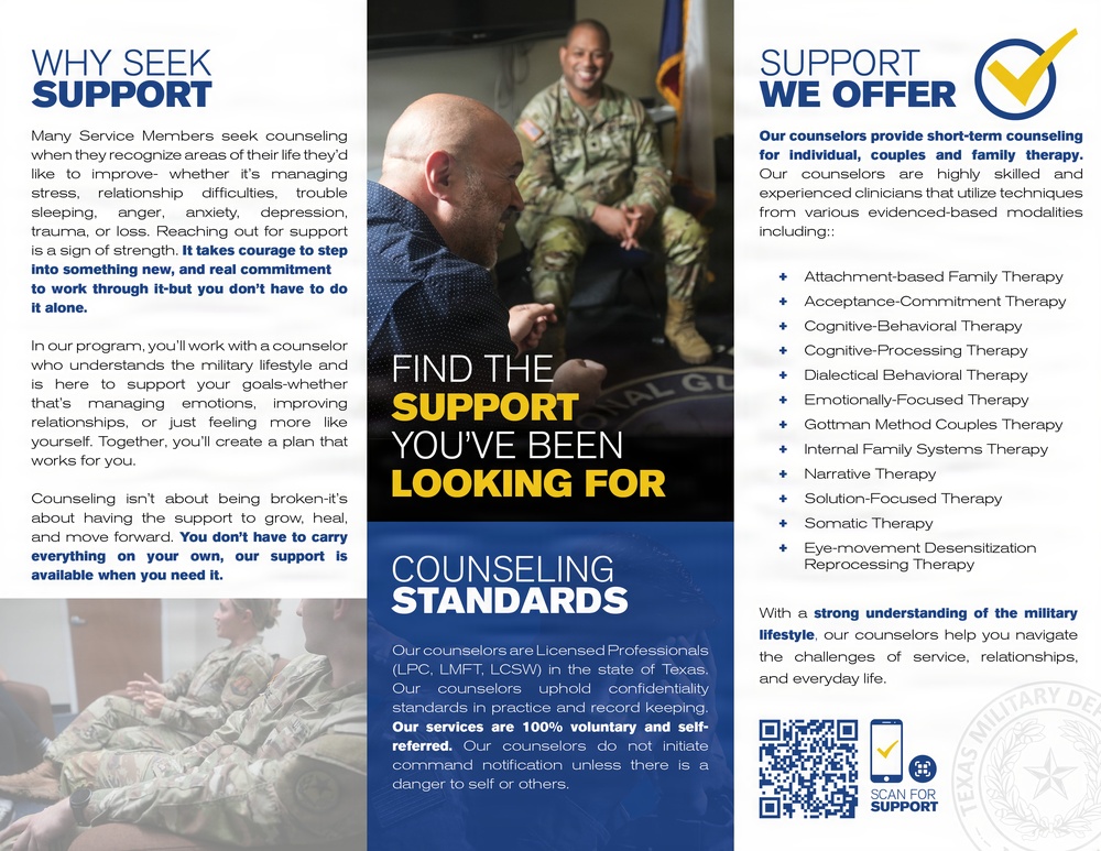 TMD Counseling Program Brochure Back