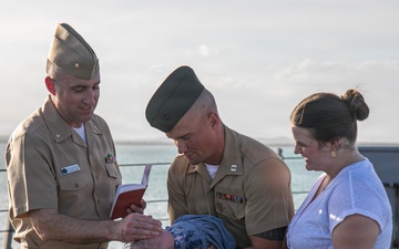 Baptism aboard LCS19