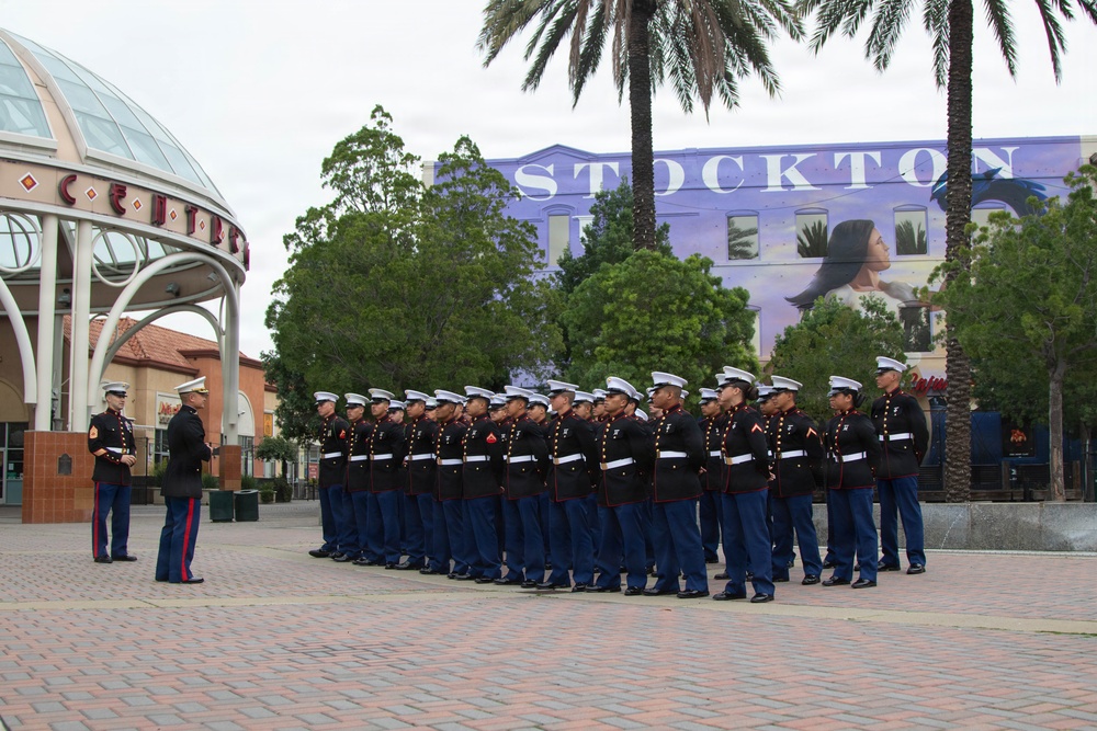 Command Recruiting Program Marines Visit Downtown Stockton