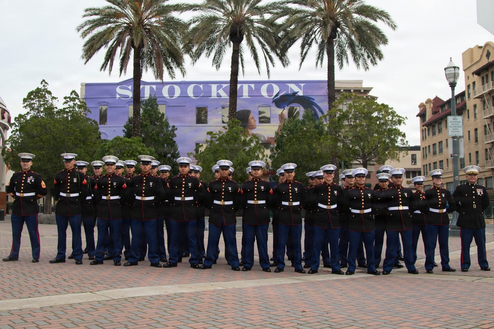 Command Recruiting Program Marines Visit Downtown Stockton