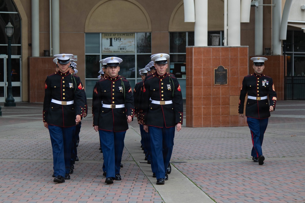 Command Recruiting Program Marines Visit Downtown Stockton