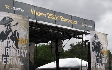 Army 250th Birthday Festival Main Stage Wings