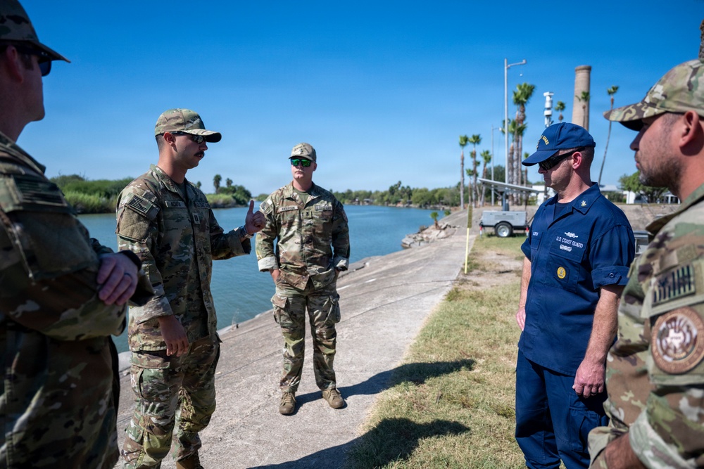 Master Chief Petty Officer of the Coast Guard visits MSST Houston in McAllen, Texas