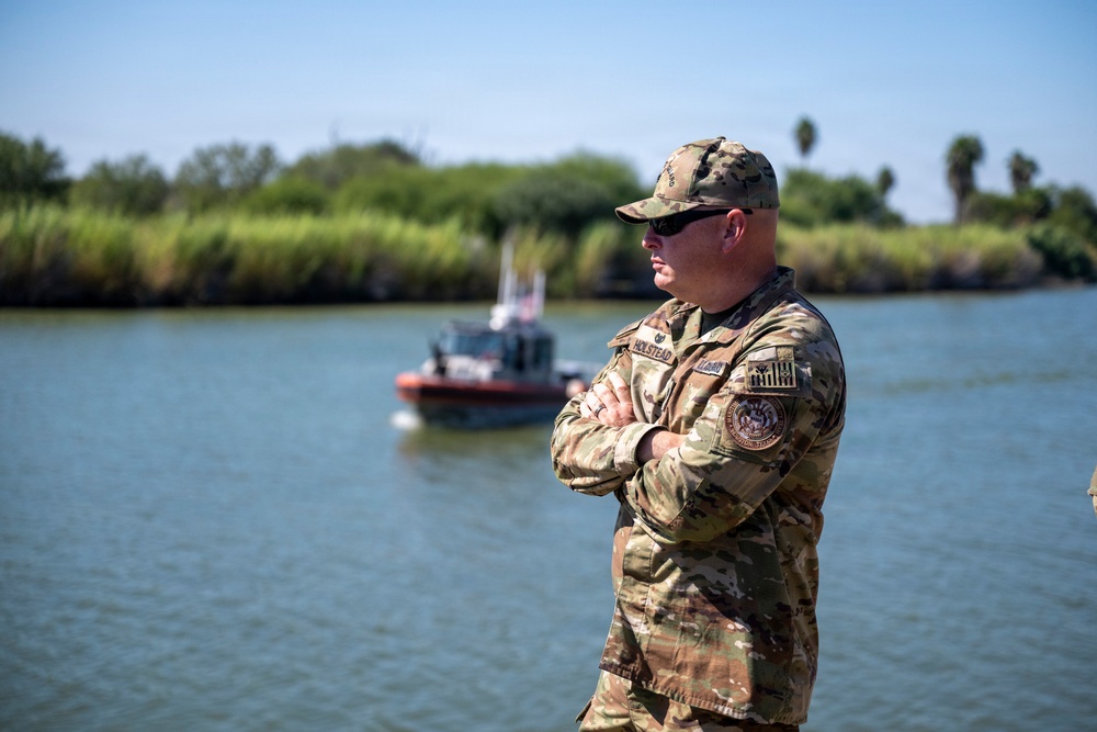 Master Chief Petty Officer of the Coast Guard visits MSST Houston in McAllen, Texas