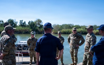 Master Chief Petty Officer of the Coast Guard visits MSST Houston in McAllen, Texas