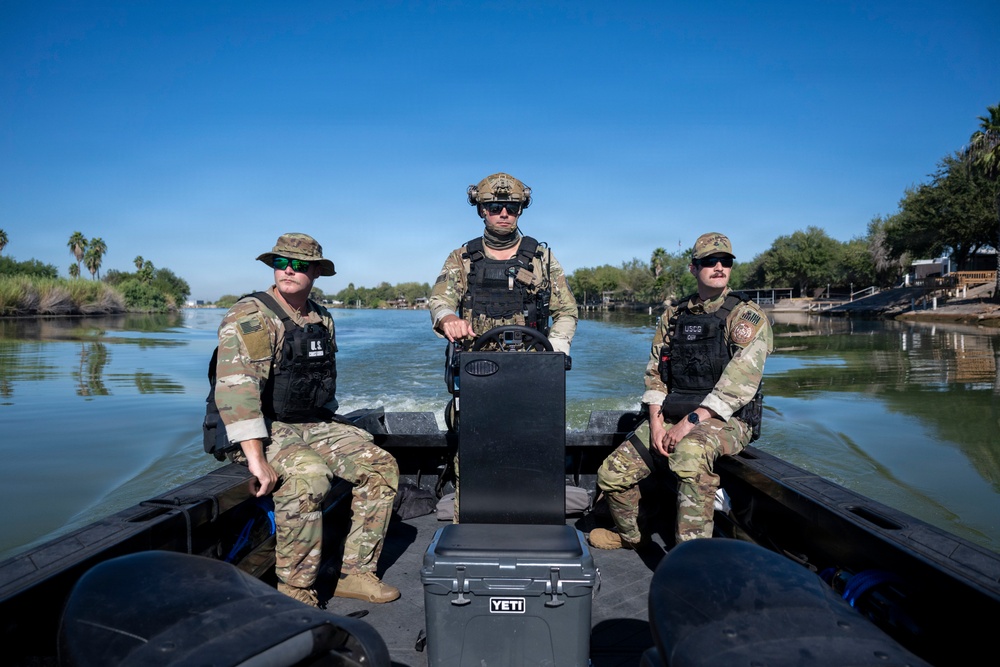 Coast Guard members train with new assets on the Rio Grande