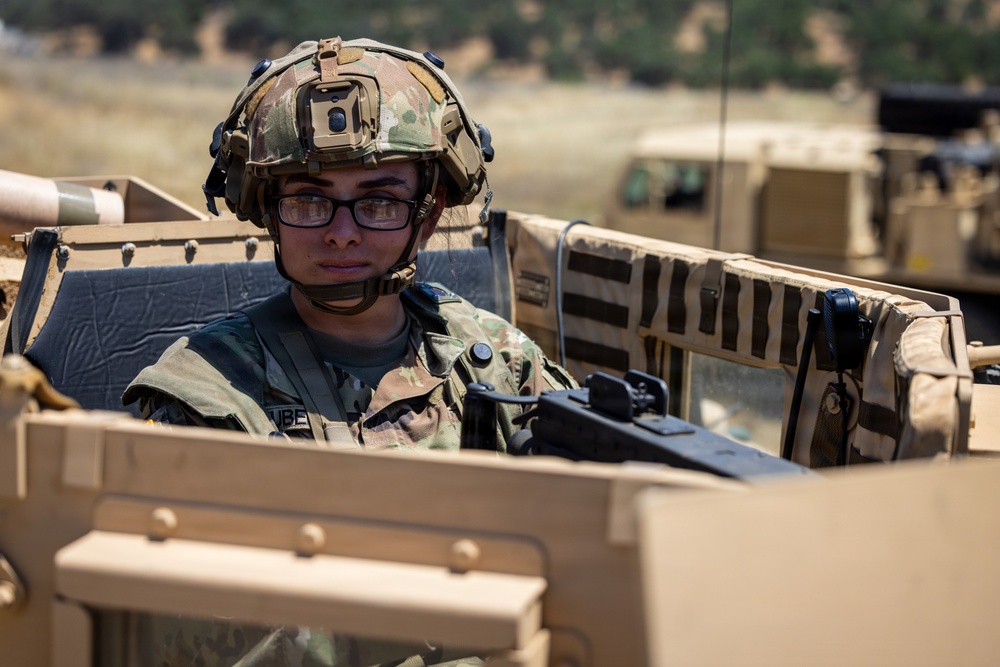 Military Police Take On Mojave Falcon 25