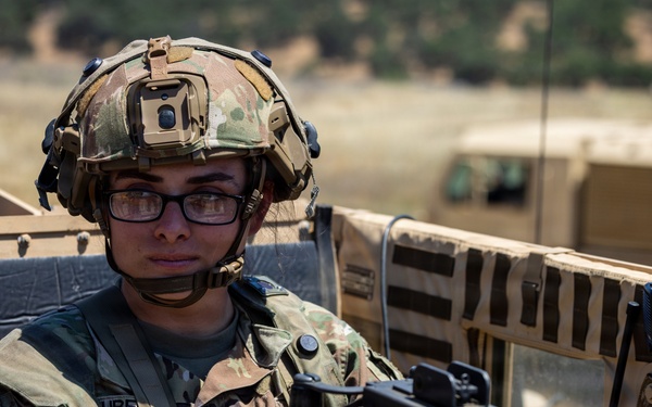 Military Police Take On Mojave Falcon 25