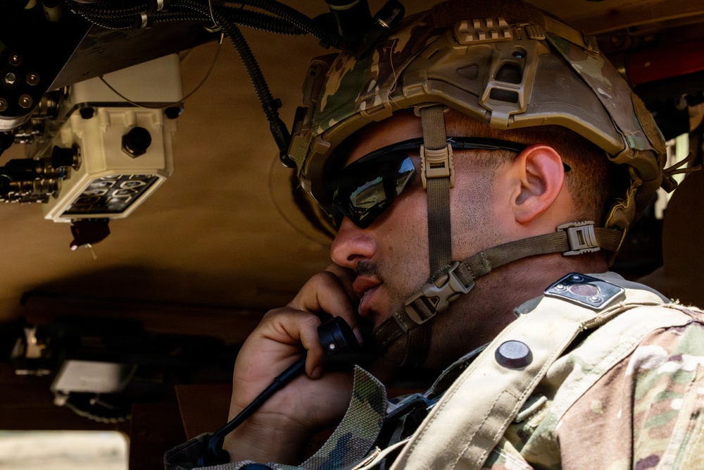 Military Police Take On Mojave Falcon 25