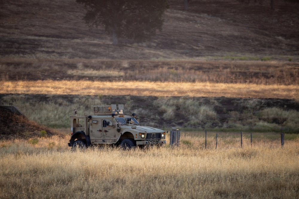 Military Police Take On Mojave Falcon 25