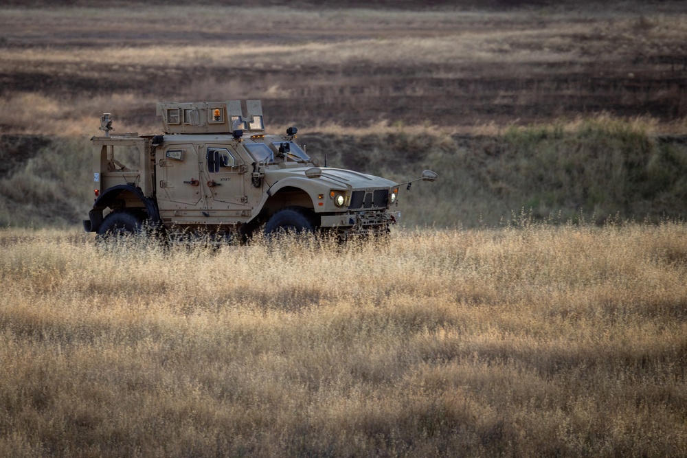 Military Police Take On Mojave Falcon 25