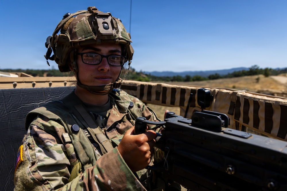 Military Police Take On Mojave Falcon 25