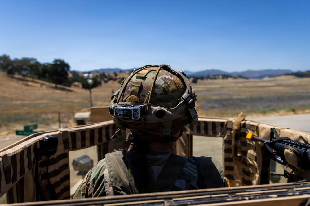 Military Police Take On Mojave Falcon 25