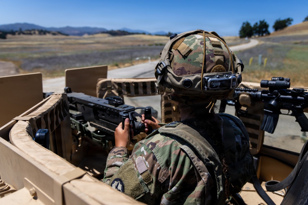 Military Police Take On Mojave Falcon 25