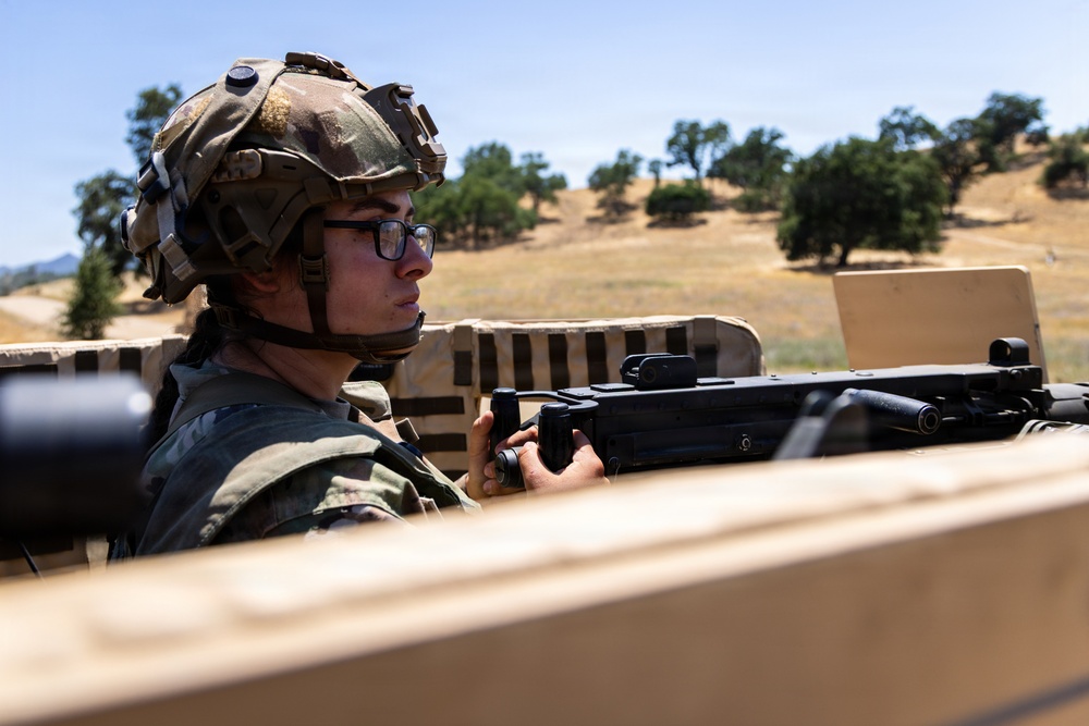 Military Police Take On Mojave Falcon 25