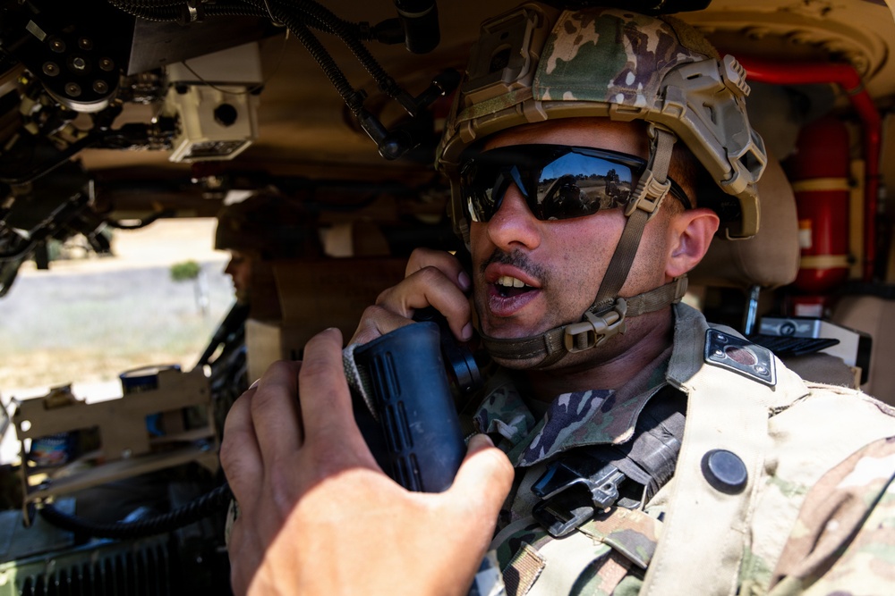 Military Police Take On Mojave Falcon 25