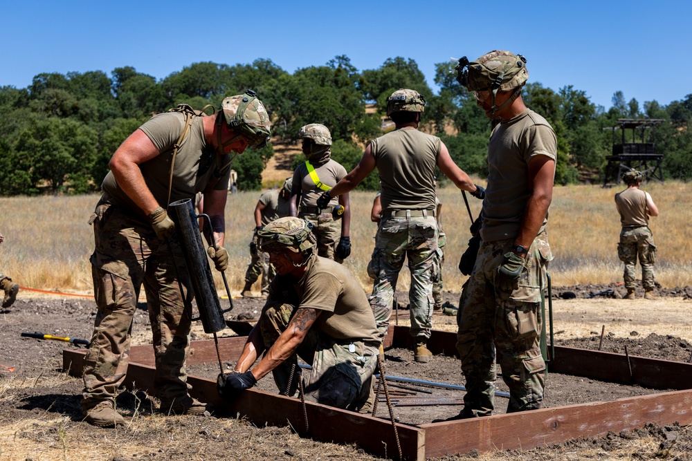 Military Police Take On Mojave Falcon 25