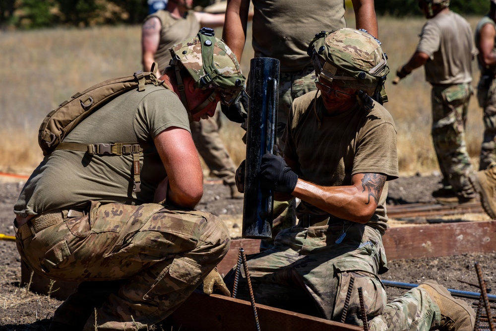 Military Police Take On Mojave Falcon 25