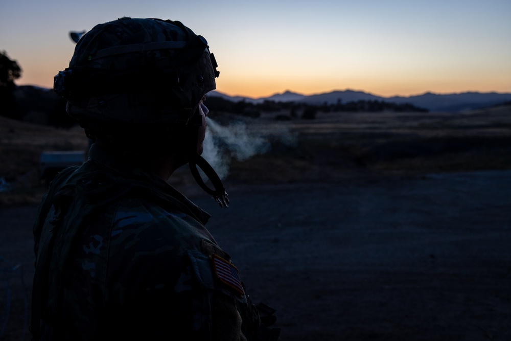 Military Police Take On Mojave Falcon 25