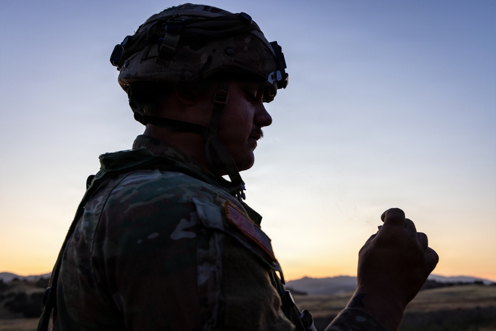 Military Police Take On Mojave Falcon 25