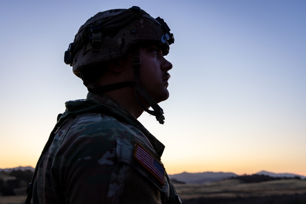 Military Police Take On Mojave Falcon 25