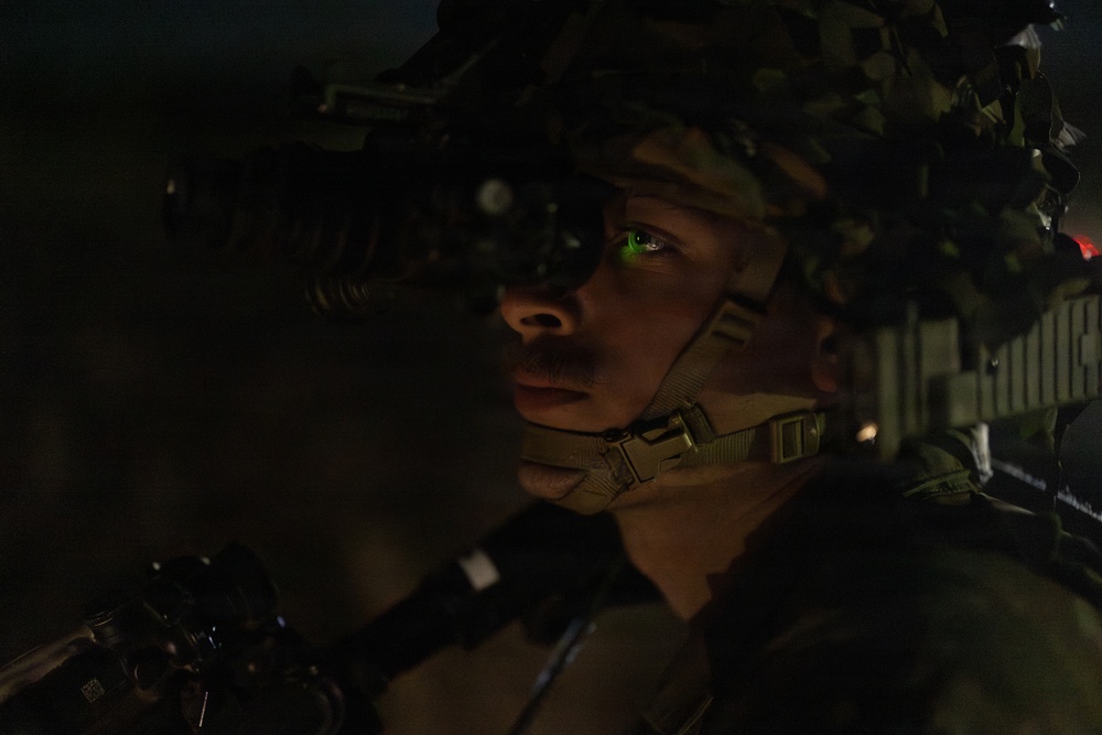 Military Police Take On Mojave Falcon 25