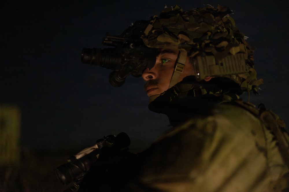 Military Police Take On Mojave Falcon 25