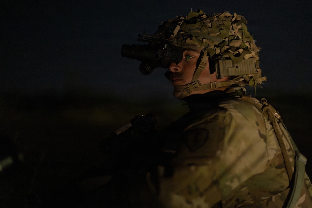 Military Police Take On Mojave Falcon 25