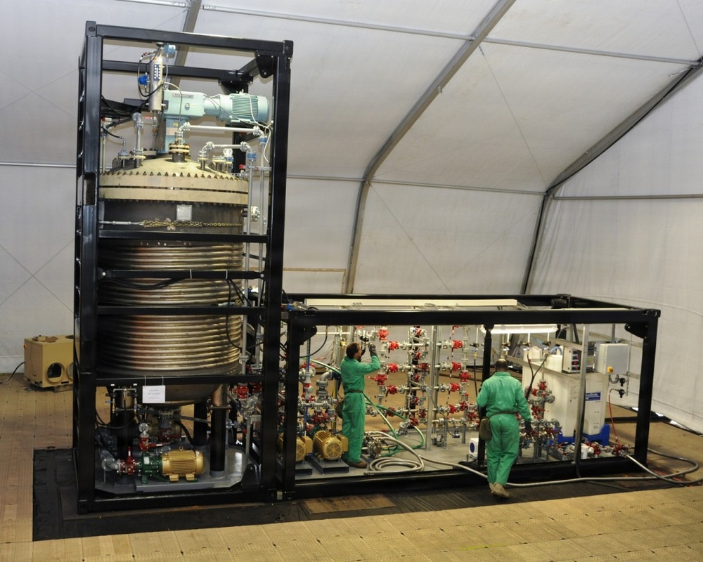 Demilitarization experts neutralize Syrian chemical weapon