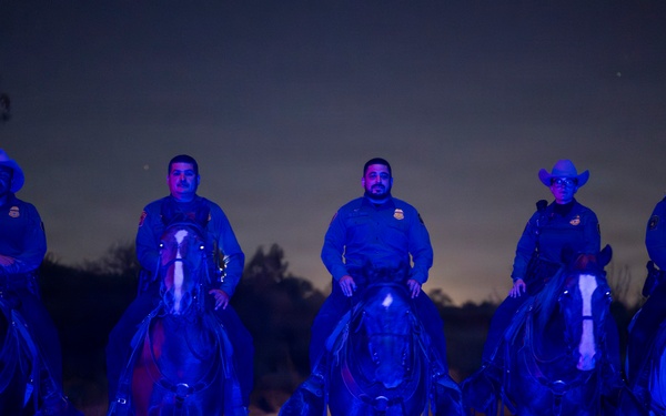 Border Patrol Horse Patrol Unit prepares for Rio Grande patrol
