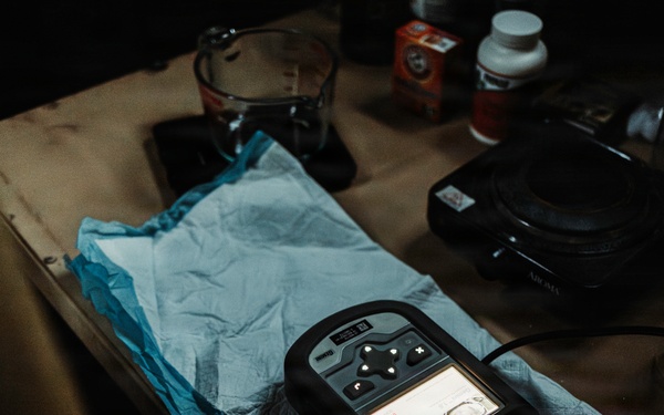 EOD Technicians Conduct a Homemade Explosives and Medical Drill