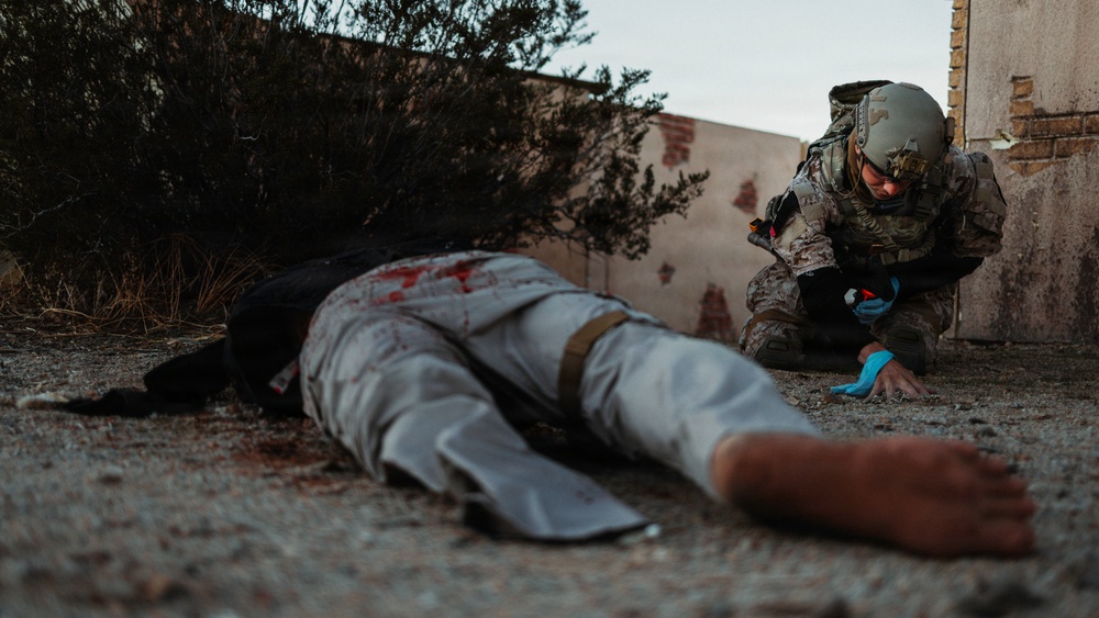EOD Technicians Conduct a Homemade Explosives and Medical Drill