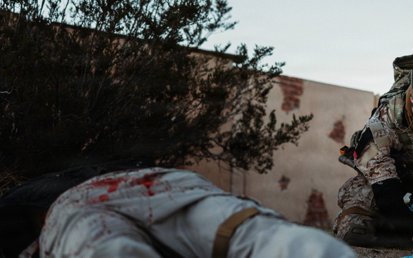 EOD Technicians Conduct a Homemade Explosives and Medical Drill