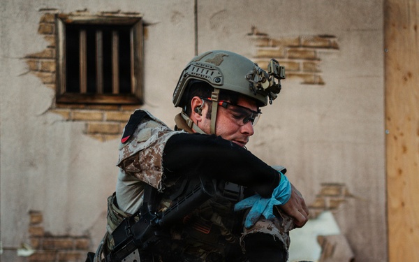 EOD Technicians Conduct a Homemade Explosives and Medical Drill