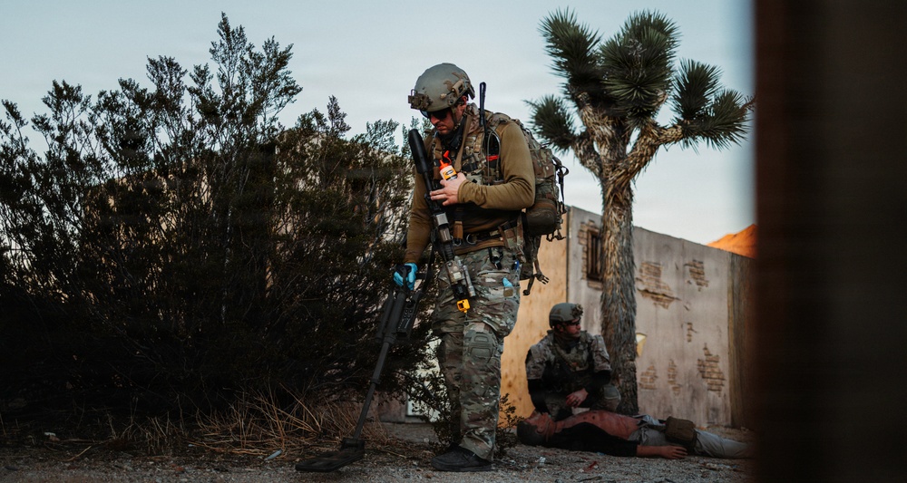 EOD Technicians Conduct a Homemade Explosives and Medical Drill
