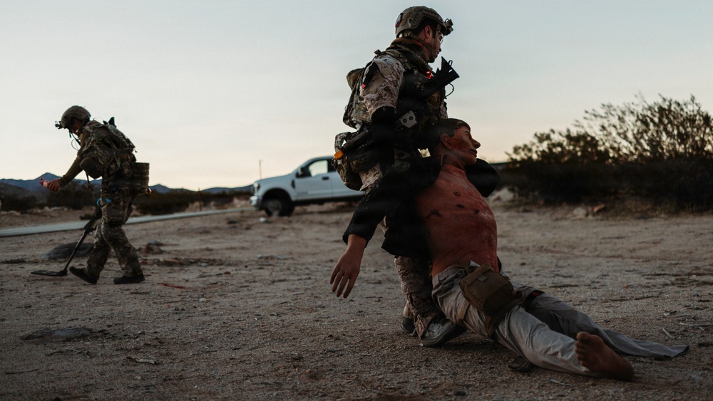 EOD Technicians Conduct a Homemade Explosives and Medical Drill