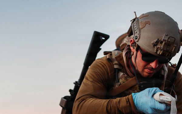 EOD Technicians Conduct a Homemade Explosives and Medical Drill