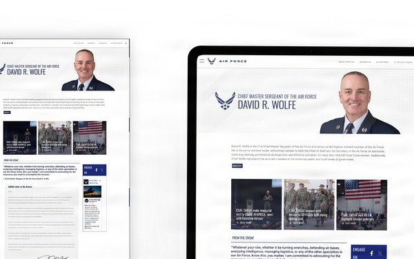 CMSAF Leadership Page on AF.mil