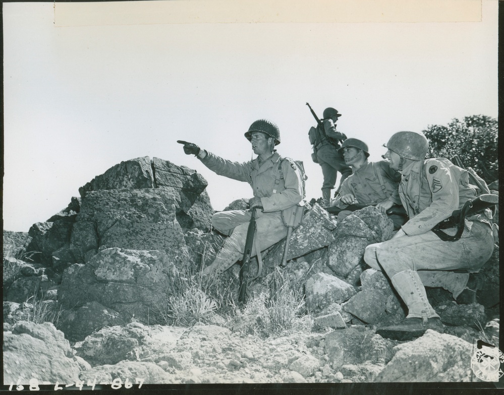 81st Infantry Division Soldiers during training exercises in 1944
