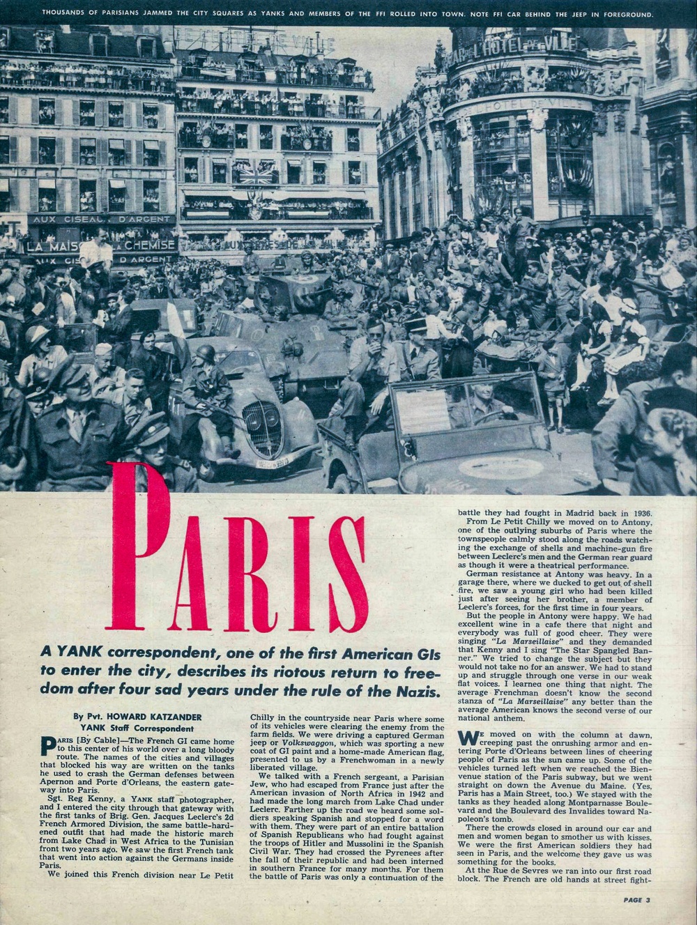 “Yank, the Army Weekly”— Forging the Soldier's Perspective in WWII