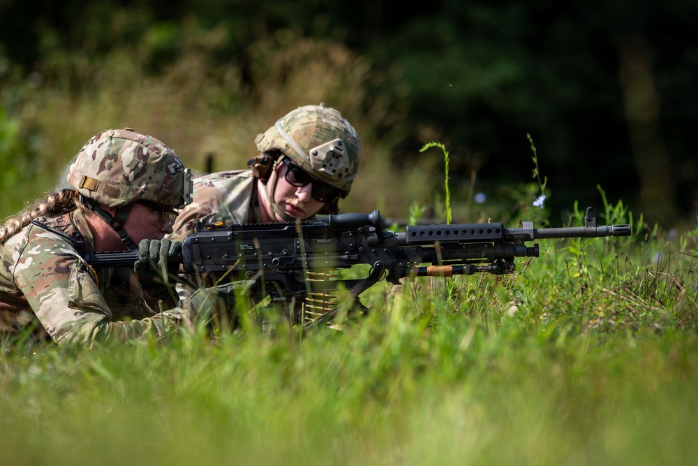 412th Civil Affairs Battalion M240B range