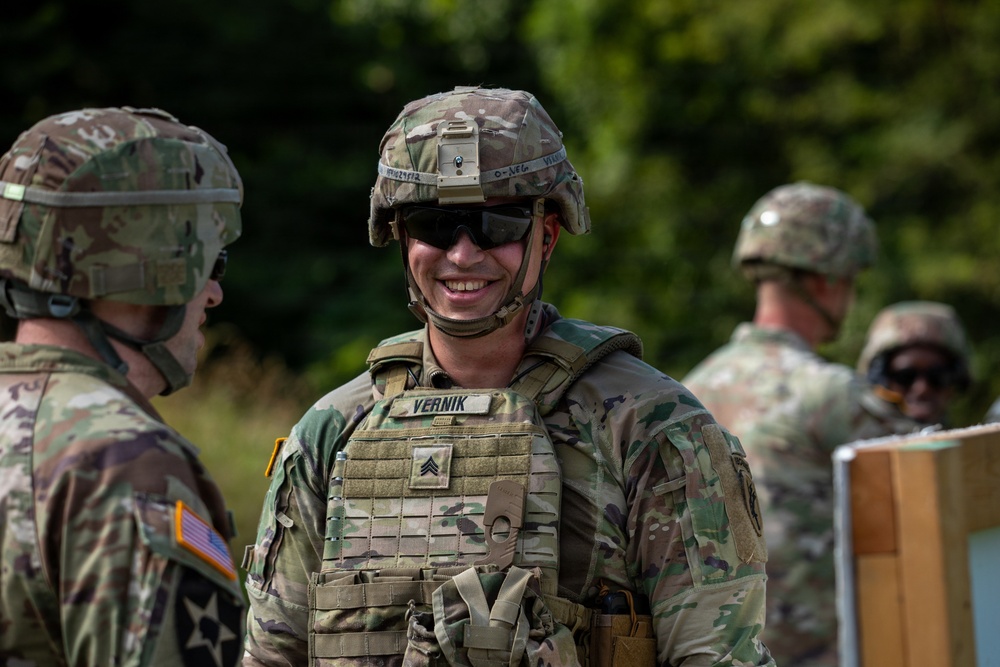 412th Civil Affairs Battalion M240B range