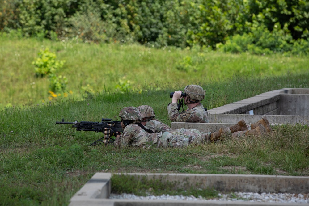 412th Civil Affairs Battalion M240B range