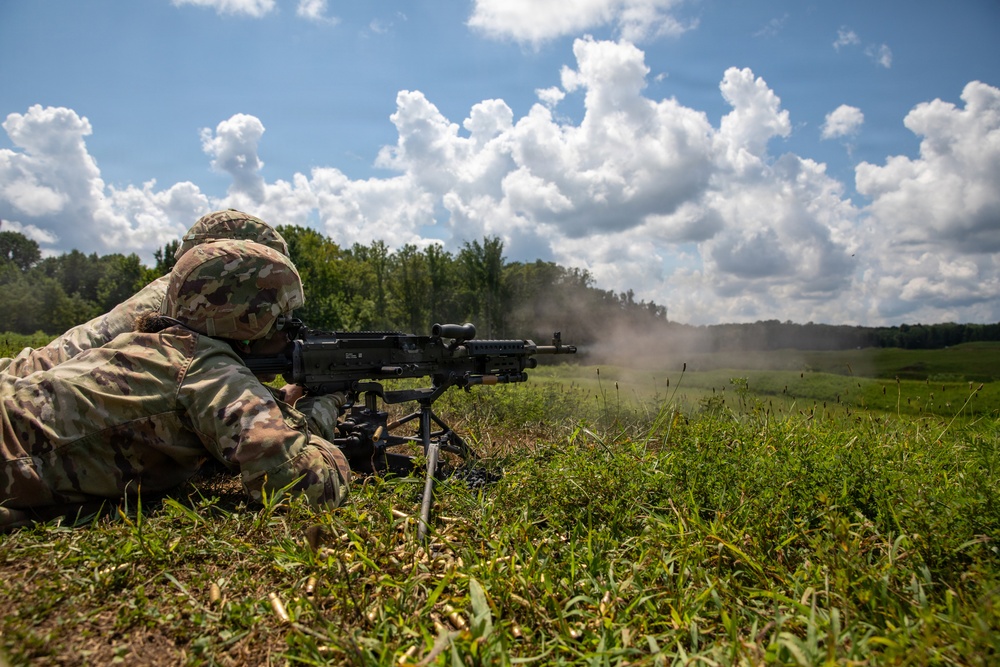 412th Civil Affairs Battalion M240B range