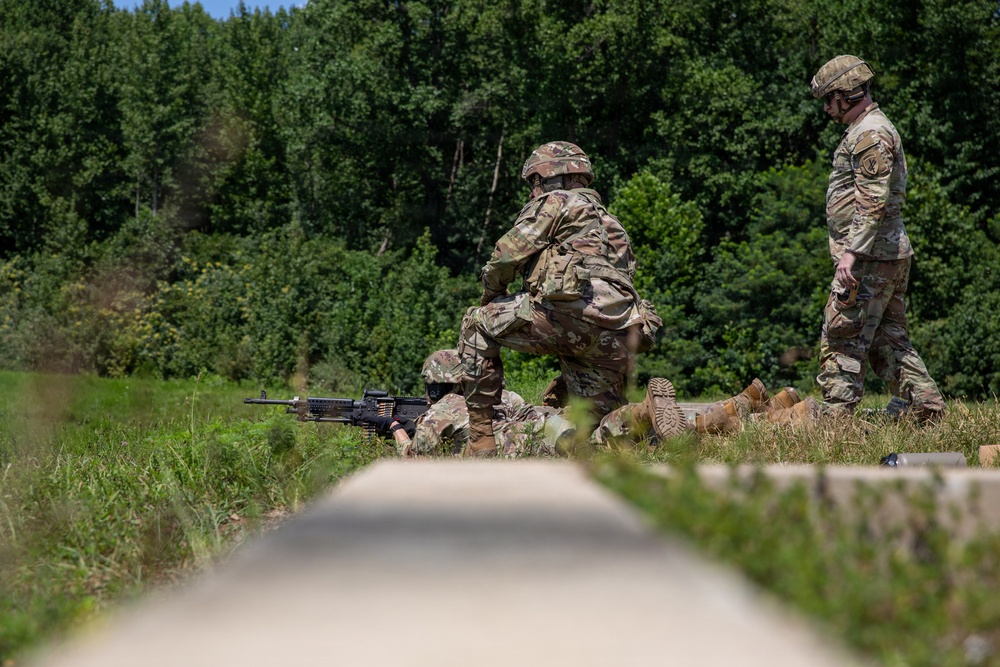 412th Civil Affairs Battalion M240B range