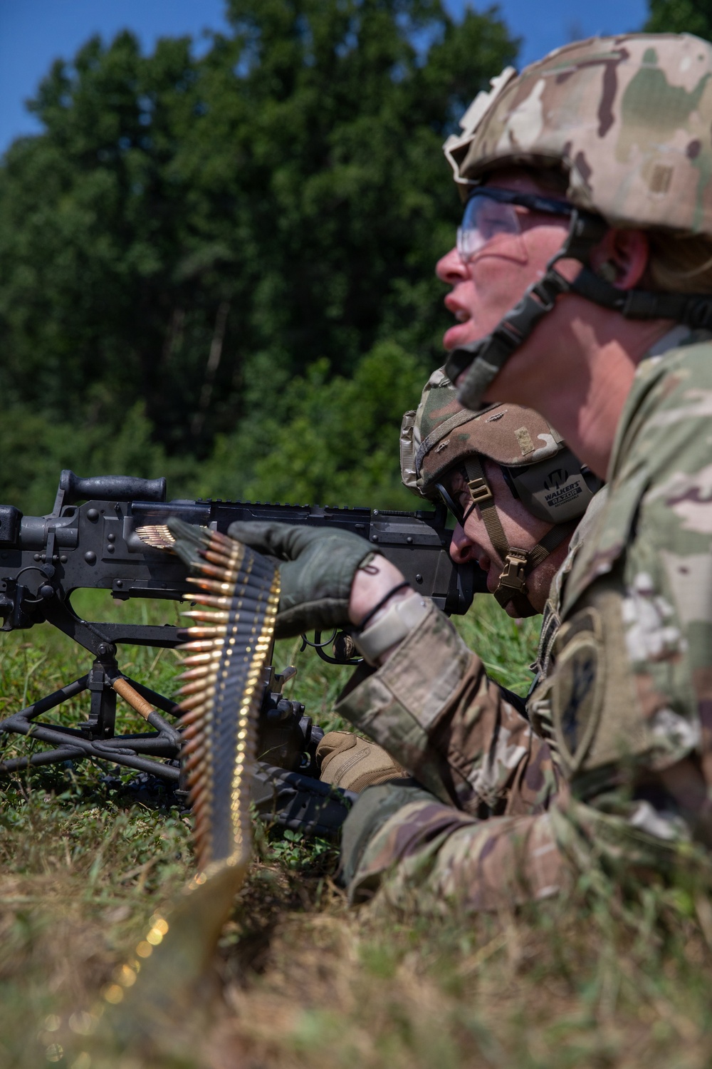 412th Civil Affairs Battalion M240B range