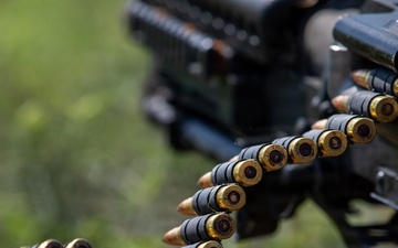 412th Civil Affairs Battalion M240B range