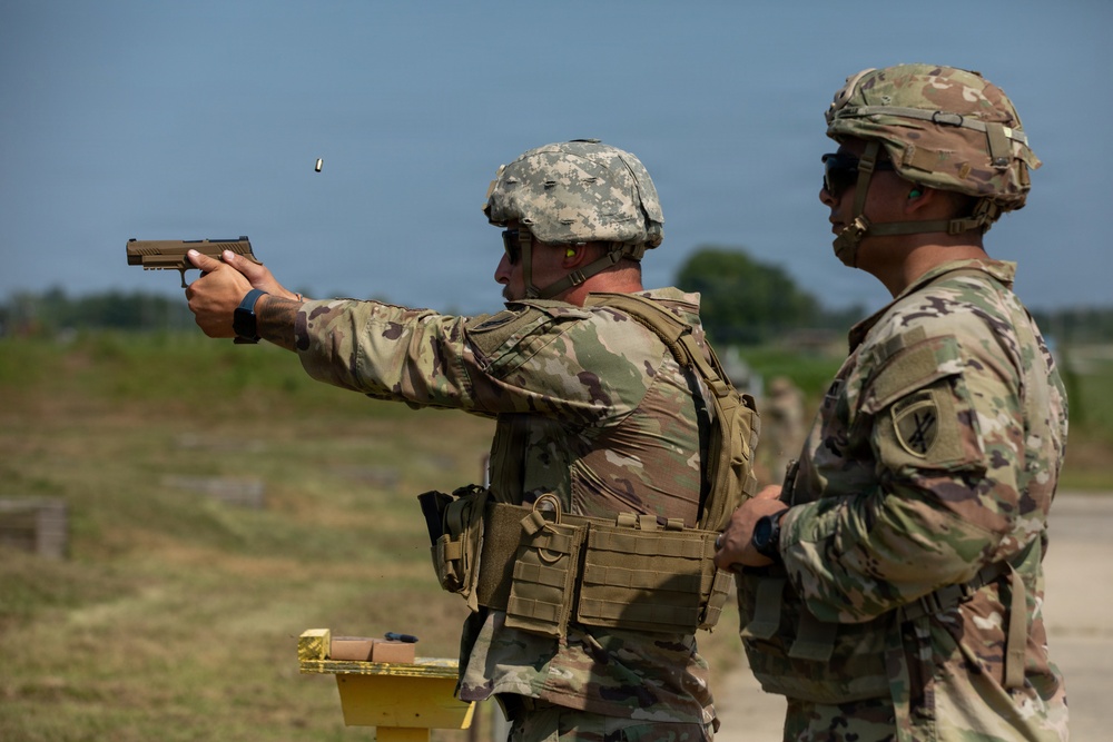 412th Civil Affairs Battalion M17 range