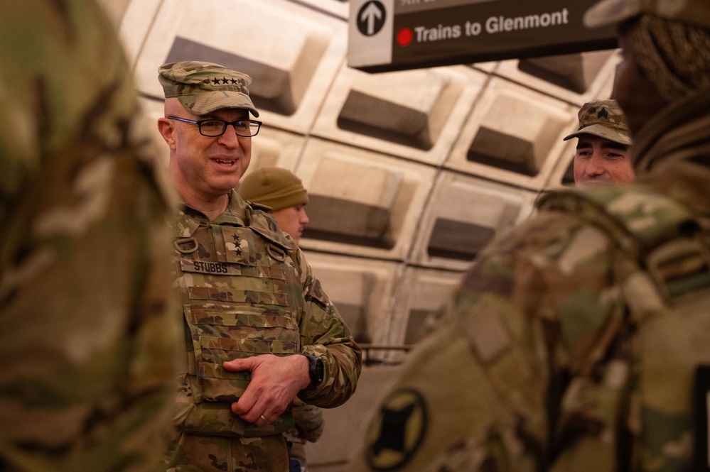 National Guard Leaders Meet Presence Patrols in D.C.